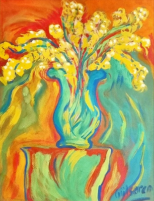 Gülseren Südor imzalı tablo — Karışık Teknik, 36×24 cm, 4.500 TL müzayede satışı