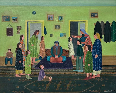 Şeyho Bulut imzalı tablo — Yağlı Boya, 60×73 cm, 27.500 TL müzayede satışı