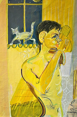 Tevfik Talha Okan imzalı tablo — Akrilik Boya, 58×38 cm, 47.500 TL müzayede satışı