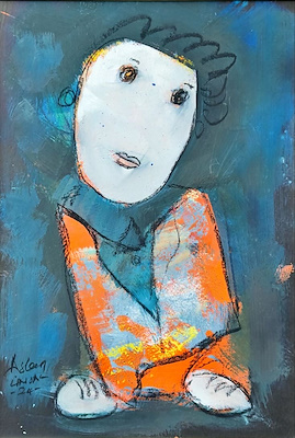 Aslan Ünsal imzalı tablo — Yağlı Boya, 50×35 cm, 10.000 TL müzayede satışı
