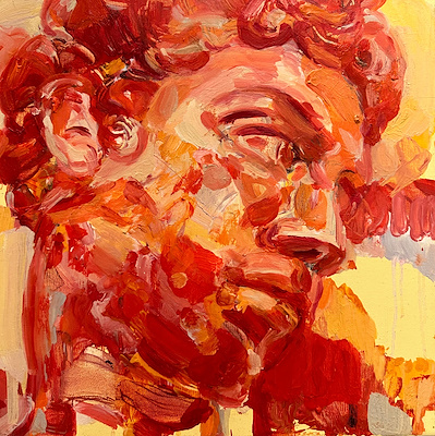 Nesli Türk imzalı tablo — Yağlı Boya, 40×40 cm, 19.000 TL müzayede satışı