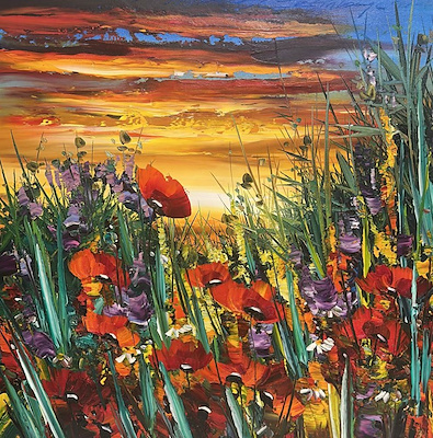 Hikmet Çetinkaya imzalı tablo — Yağlı Boya, 50×50 cm, 22.500 TL müzayede satışı