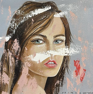 Selman Uzun imzalı tablo — Yağlı Boya, 25×25 cm, 3.000 TL müzayede satışı
