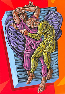 Erhan Lanpir imzalı tablo — Yağlı Boya, 70×50 cm, 40.000 TL müzayede satışı