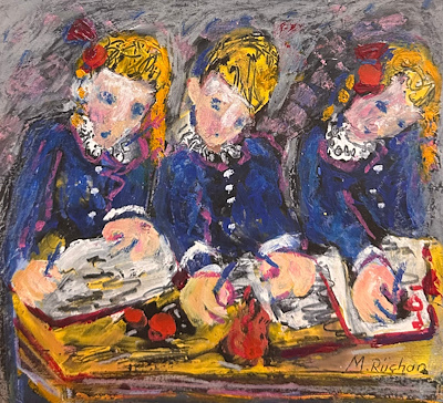 Mustafa Rüçhan imzalı tablo — Karışık Teknik, 20×21 cm, 12.000 TL müzayede satışı