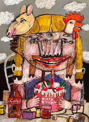 Ayhan Taşkıran imzalı tablo — Akrilik Boya, 80×60 cm, 80.000 TL müzayede satışı
