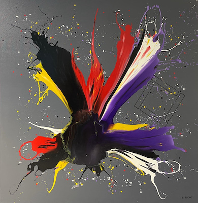 Tanju Demirci imzalı tablo — Yağlı Boya, 150×150 cm, 75.000 TL müzayede satışı