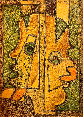 Kemal İncesu imzalı tablo — Karışık Teknik, 23×16 cm, 25.000 TL müzayede satışı