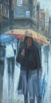 Mustafa Albayrak imzalı tablo — Yağlı Boya, 40×20 cm, 6.500 TL müzayede satışı