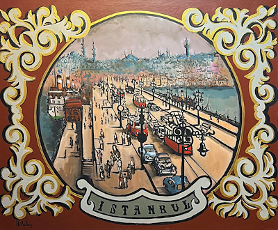 Hakan Kalay imzalı tablo — Akrilik Boya, 100×120 cm, 14.000 TL müzayede satışı