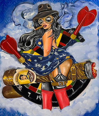 Ayşe Özen imzalı tablo — Akrilik Boya, 60×50 cm, 20.000 TL müzayede satışı