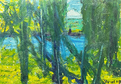 Resul Aytemür imzalı tablo — Yağlı Boya, 21×29 cm, 25.000 TL müzayede satışı
