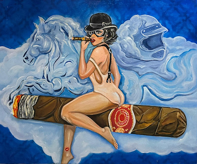 Ayşe Özen imzalı tablo — Akrilik Boya, 60×50 cm, 30.000 TL müzayede satışı
