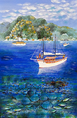 Mustafa Pilevneli imzalı tablo — Yağlı Boya, 120×80 cm, 1.147.734 TL müzayede satışı