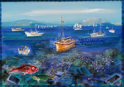 Mustafa Pilevneli imzalı tablo — Yağlı Boya, 50×70 cm, 436.139 TL müzayede satışı