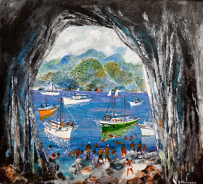 Mustafa Pilevneli imzalı tablo — Yağlı Boya, 45×50 cm, 436.139 TL müzayede satışı