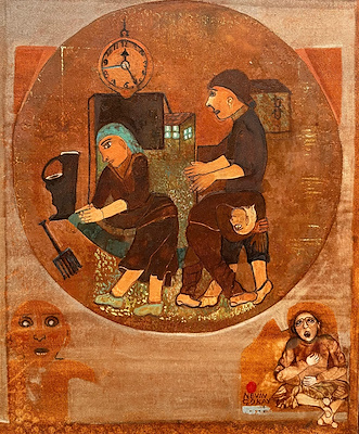 Nevin Çokay imzalı tablo — Yağlı Boya, 60×50 cm, 137.728 TL müzayede satışı