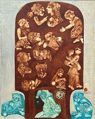 Nevin Çokay imzalı tablo — Yağlı Boya, 50×40 cm, 126.251 TL müzayede satışı