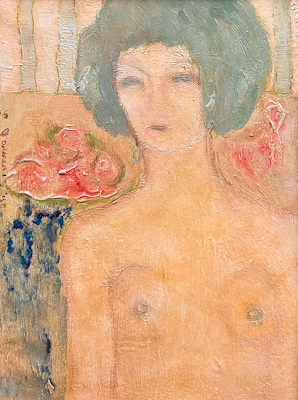 Leyla Gamsız imzalı tablo — Yağlı Boya, 40×30 cm, 137.728 TL müzayede satışı