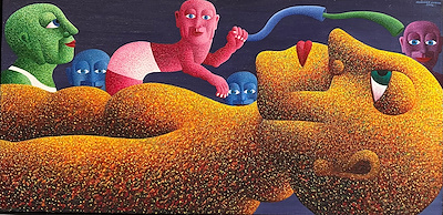 Mehmet Uygun imzalı tablo — Yağlı Boya, 26×53 cm, 413.184 TL müzayede satışı