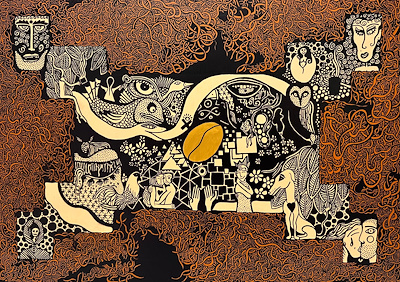 Yener Özer imzalı tablo — Akrilik Boya, 50×70 cm, 7.345 TL müzayede satışı