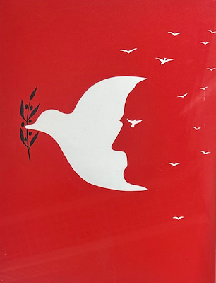 Gürbüz Doğan Ekşioğlu imzalı tablo — Serigrafi, 40×28 cm, 6.886 TL müzayede satışı