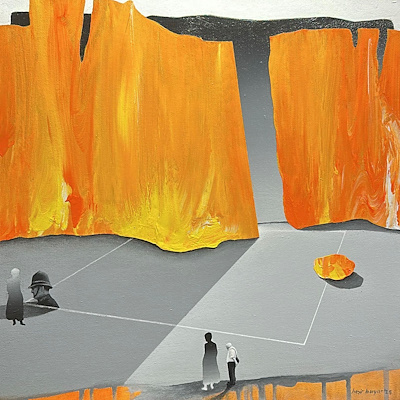 Beşir Bayar imzalı tablo — Akrilik Boya, 40×40 cm, 14.921 TL müzayede satışı