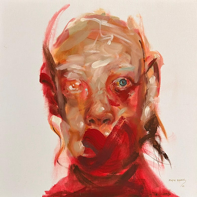 Zafer Malkoç imzalı tablo — Akrilik Boya, 50×50 cm, 50.000 TL müzayede satışı