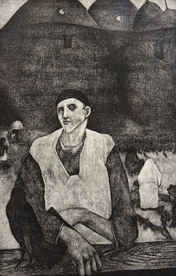Aydın Ayan imzalı tablo — Gravür, 57×38 cm, 8.000 TL müzayede satışı