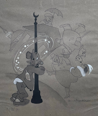 Cemal Nadir imzalı tablo — Guaj, 40×33 cm, 25.000 TL müzayede satışı