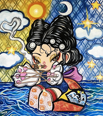 Ayşe Özen imzalı tablo — Akrilik Boya, 90×80 cm, 40.000 TL müzayede satışı