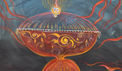 Erkan Özdilek imzalı tablo — Akrilik Boya, 70×100 cm, 10.000 TL müzayede satışı