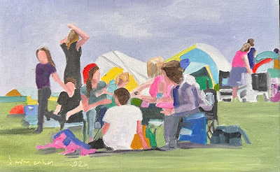 Saim Erken imzalı tablo — Yağlı Boya, 19×29 cm, 25.000 TL müzayede satışı