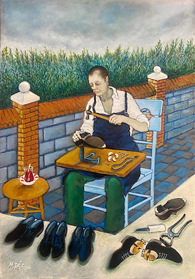 Mehmet Raif Ersoy imzalı tablo — Akrilik Boya, 50×35 cm, 60.000 TL müzayede satışı