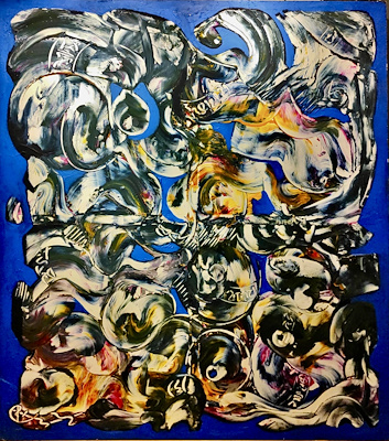 Fikret Öztürk imzalı tablo — Yağlı Boya, 170×150 cm, 30.000 TL müzayede satışı