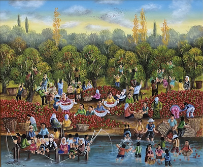 Serap Soyaltın imzalı tablo — Yağlı Boya, 50×60 cm, 85.000 TL müzayede satışı