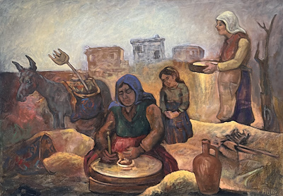 Halis Karakurt imzalı tablo — Yağlı Boya, 50×70 cm, 32.000 TL müzayede satışı