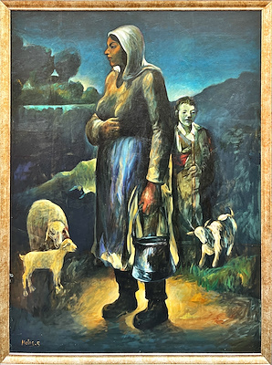 Halis Karakurt imzalı tablo — Yağlı Boya, 130×100 cm, 80.000 TL müzayede satışı