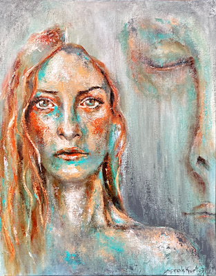 Yaprak Kurtoğlu imzalı tablo — Yağlı Boya, 50×40 cm, 15.000 TL müzayede satışı