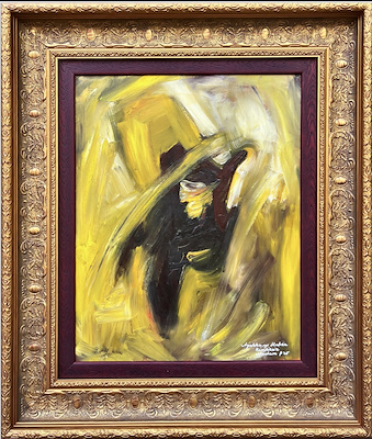 Madam P imzalı tablo — Yağlı Boya, 50×40 cm, 140.000 TL müzayede satışı