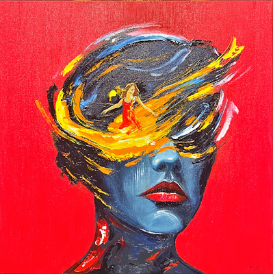 Mehmet Demir imzalı tablo — Yağlı Boya, 60×60 cm, 15.000 TL müzayede satışı