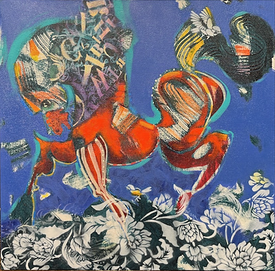 Dilşan Balkancı imzalı tablo — Akrilik Boya, 50×50 cm, 9.000 TL müzayede satışı