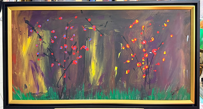Fedai Çakır imzalı tablo — Akrilik Boya, 53×105 cm, 9.000 TL müzayede satışı