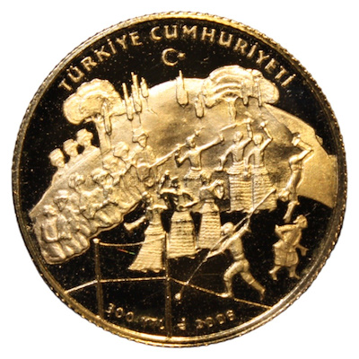 2008 300 YTL Minyatür Sanatı, Hatıra Altın-7,17 gr. | Janus Mezat