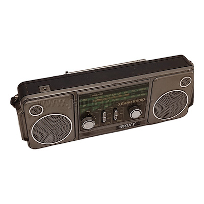 洋楽 g-rap Radio Roxy 3 Band Radio(Çalışıyor)-24x9x4 cm | Janus Mezat