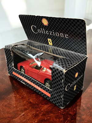 Kutulu Ferrari 512 TR Model Araba – Shell Collezione, 1990'lar