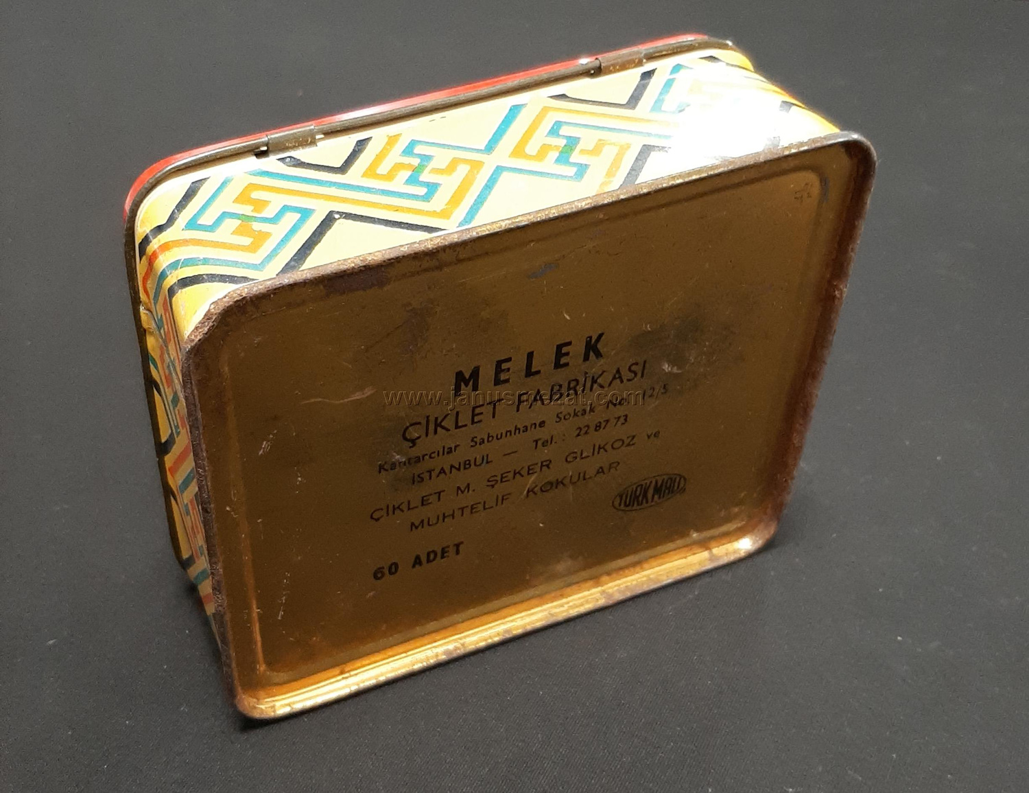 Janus Mezat | Meltem Topkapı Serisi Teneke Sakız Kutusu | Müzayede APP