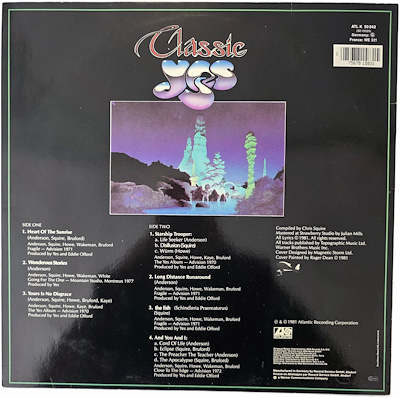 Yes – Classic Yes | Atlantic Germany Press LP-A definitive