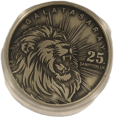 2025 20 Lira Galatasaray 25. Şampiyonluk-Sertifikalı | Janus Mezat
