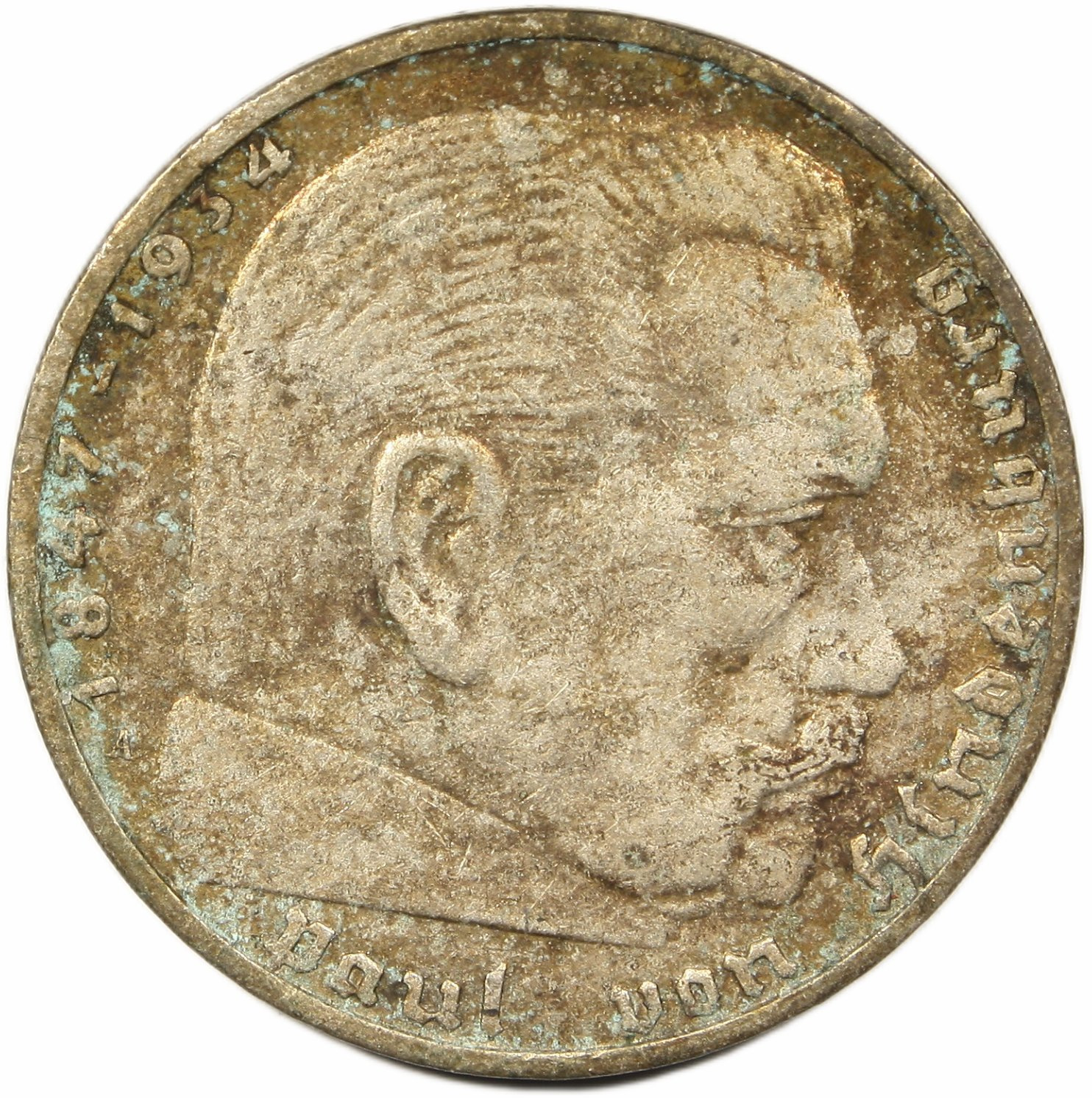 REIchan ページ☆。.:＊・゜ Almanya 2 Reichsmark 1938-Ülke: Almanya Yıl: 1938 Nominal Değer: 2